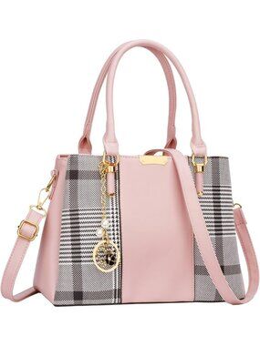 Stylish PU Leather Top Handle Satchel Bag for Women - Chic Purses & Handbags
